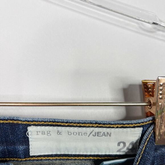 Rag & Bone Womens 24 10 Inch Skinny Jeans in Harrow Medium Wash Cotton Blend - Picture 7 of 12